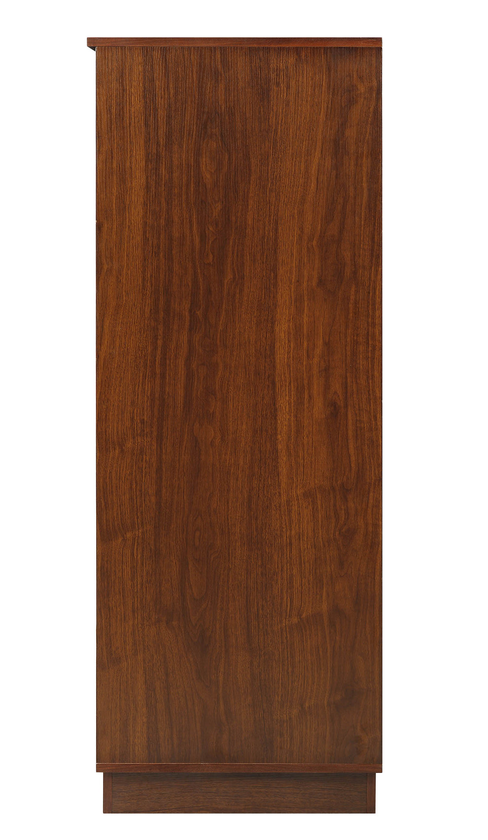 Walnut Mdf Wine Cabinet By Homeroots | Cabinets | Modishstore - 2