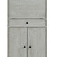 Antique White Mdf Wine Cabinet By Homeroots | Cabinets | Modishstore