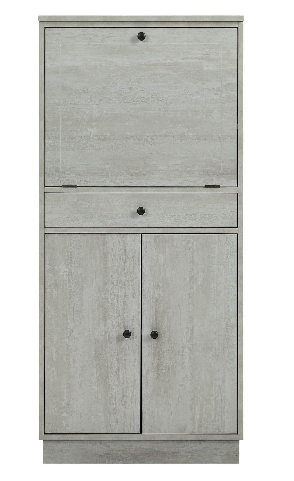 Antique White Mdf Wine Cabinet By Homeroots | Cabinets | Modishstore - 2