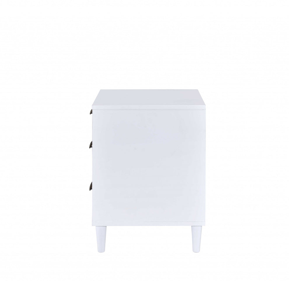 Distressed Oak Nightstand By Homeroots | Nightstands | Modishstore - 2