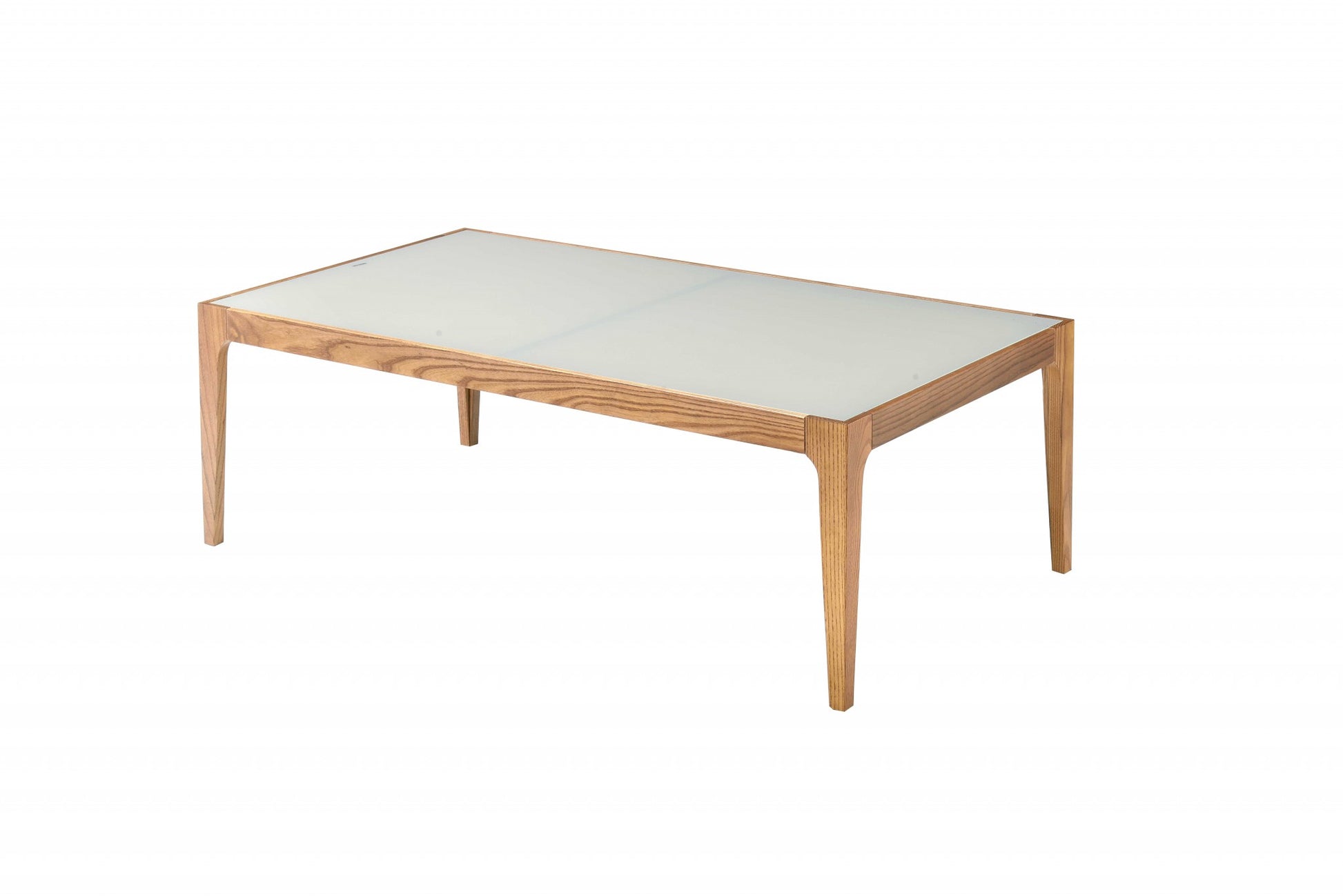 Natural And Frost Glass Coffee Table By Homeroots | Coffee Tables | Modishstore