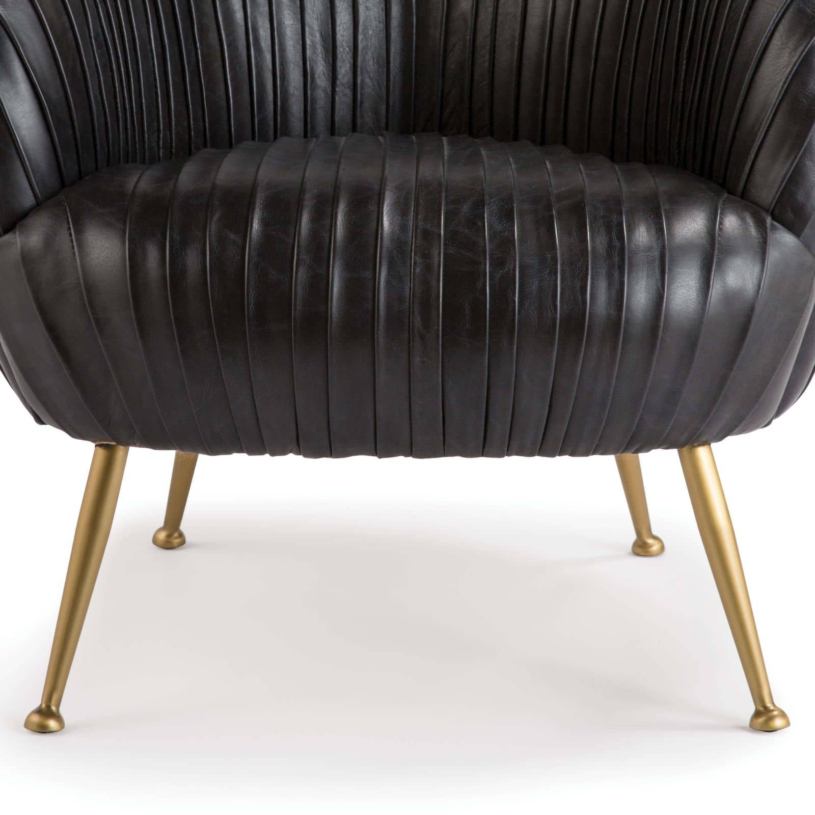 Beretta Leather Chair Cappuccino By Regina Andrew | Armchairs | Modishstore - 10