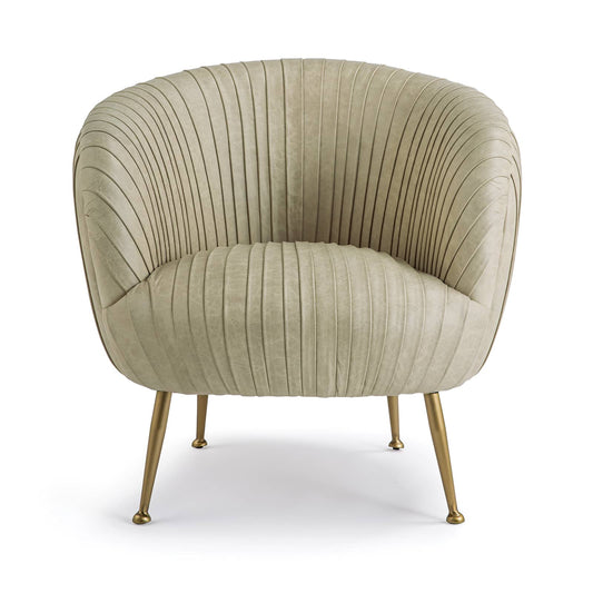 Beretta Leather Chair Cappuccino By Regina Andrew | Armchairs | Modishstore