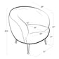 Beretta Leather Chair Cappuccino By Regina Andrew | Armchairs | Modishstore - 3