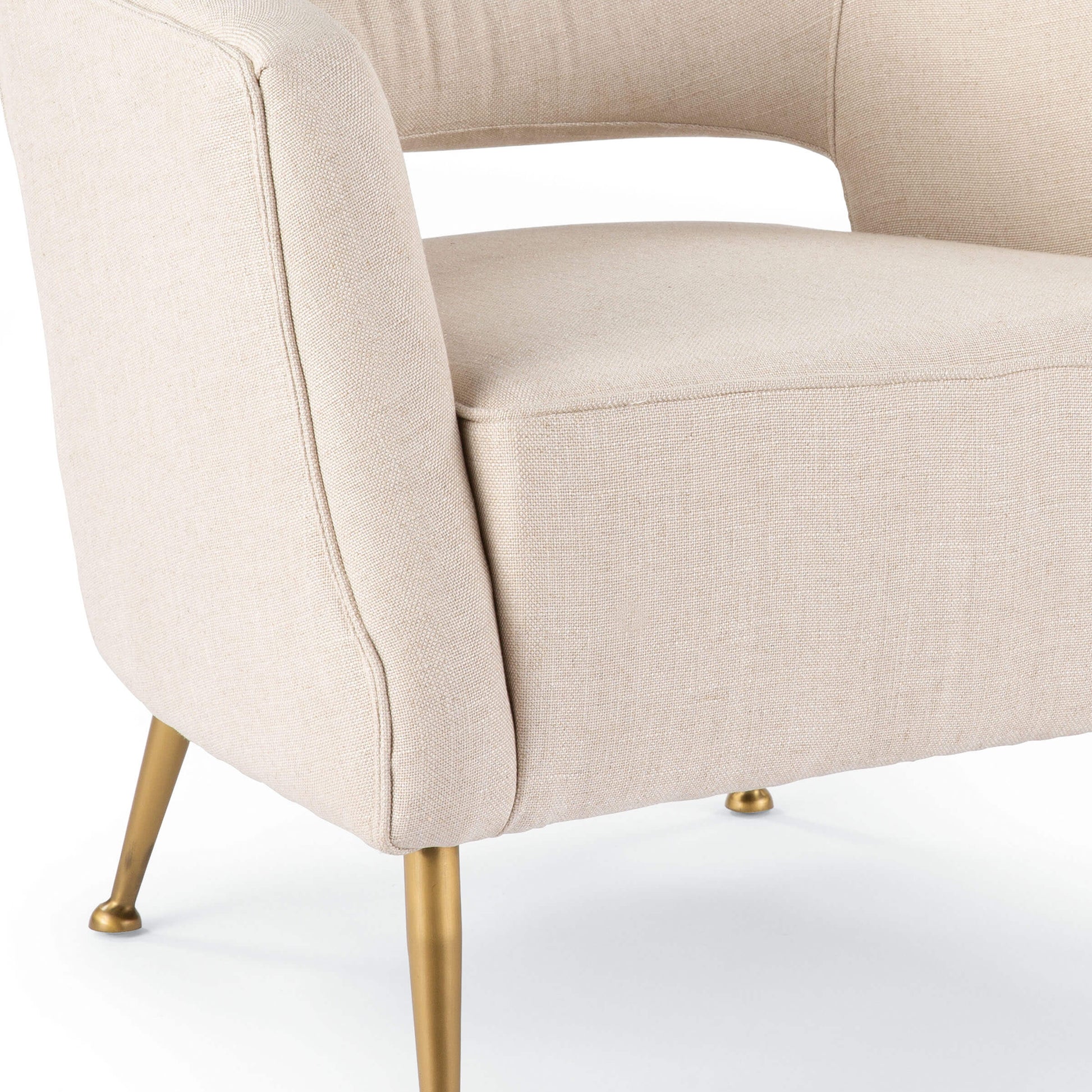 Mimi Linen Chair By Regina Andrew | Armchairs | Modishstore - 4