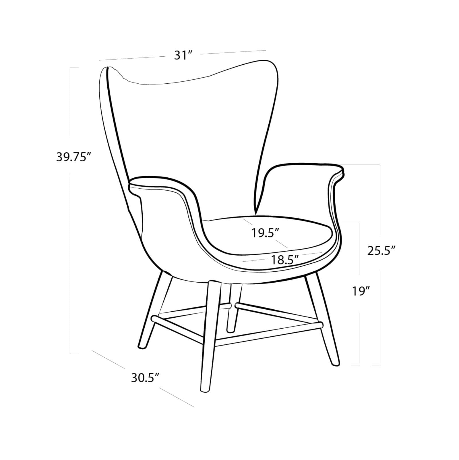 Geneva Chair By Regina Andrew | Armchairs | Modishstore - 2