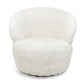 Myra Swivel Chair Boucle Faux Wool By Regina Andrew | Armchairs | Modishstore