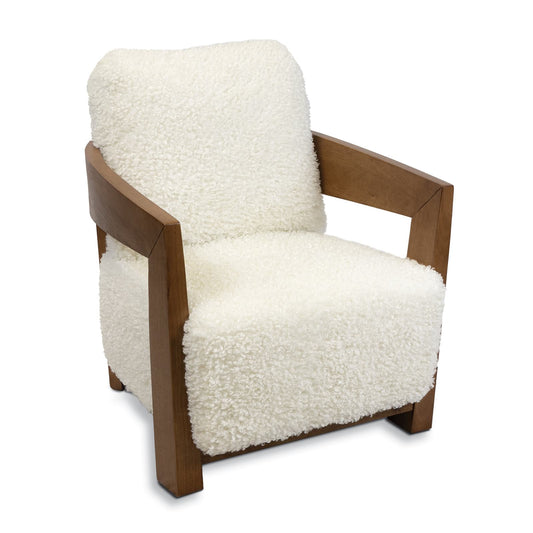 Sherpa Chair Faux Longhair Shearling By Regina Andrew | Armchairs | Modishstore
