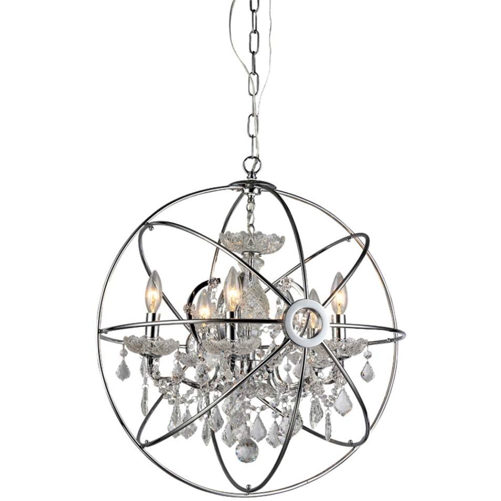Saturn's Ring 32-inch Chandelier By Homeroots | Chandeliers | Modishstore