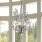 Marie 4-light Chrome 13-inch Crystal Chandelier By Homeroots | Chandeliers | Modishstore - 3