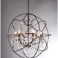 Edwards Antique Bronze and Crystal 24-inch Sphere Chandelier By Homeroots | Chandeliers | Modishstore - 2