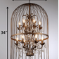 Rinee Cage Chandelier By Homeroots | Chandeliers | Modishstore