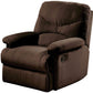 Chocolate Upholstered Motion Recliner By Homeroots | Recliners | Modishstore - 3