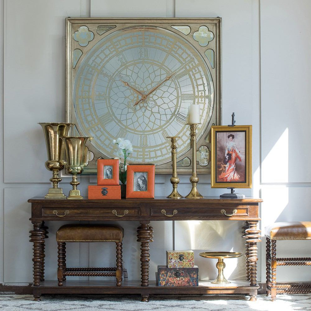 A&B Home Square Oversized Wall Clock - 2