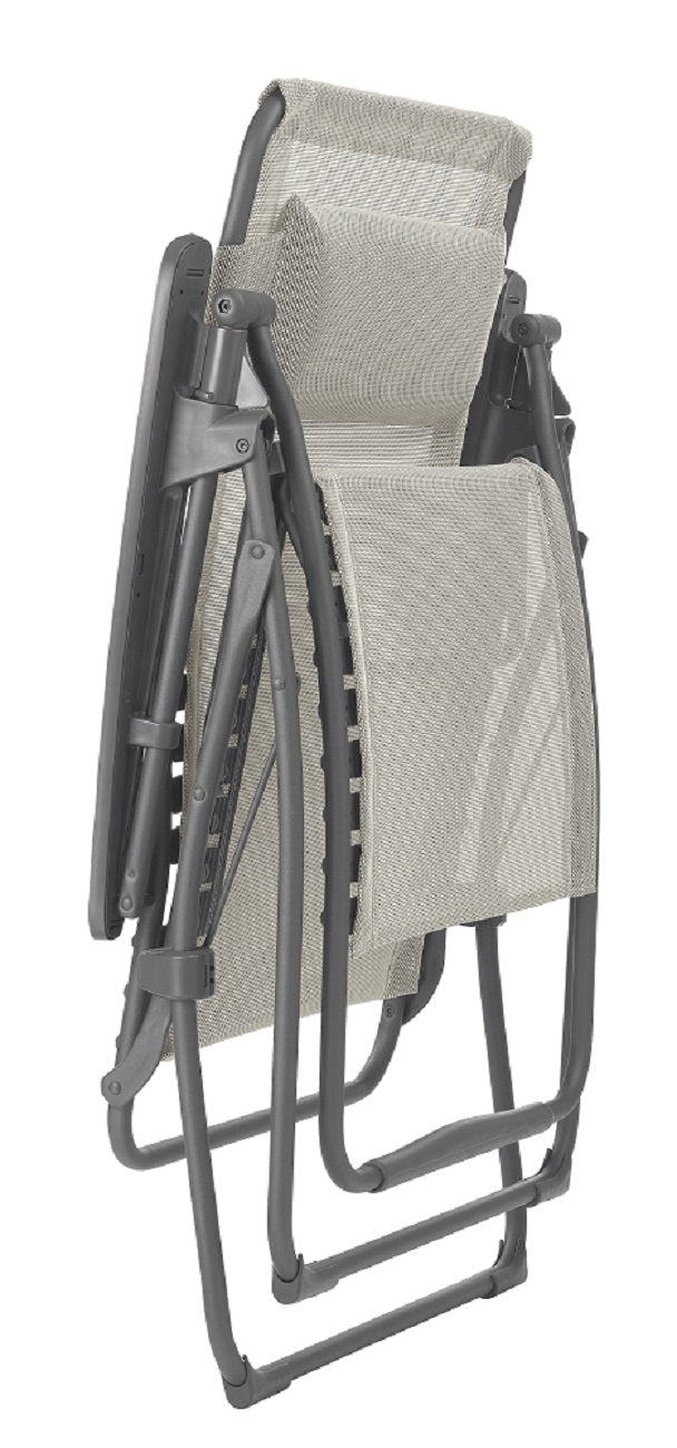 Zero Gravity Recliner - Basalt Steel Frame - Seigle Fabric By Homeroots - 320598 | Recliners | Modishstore - 2