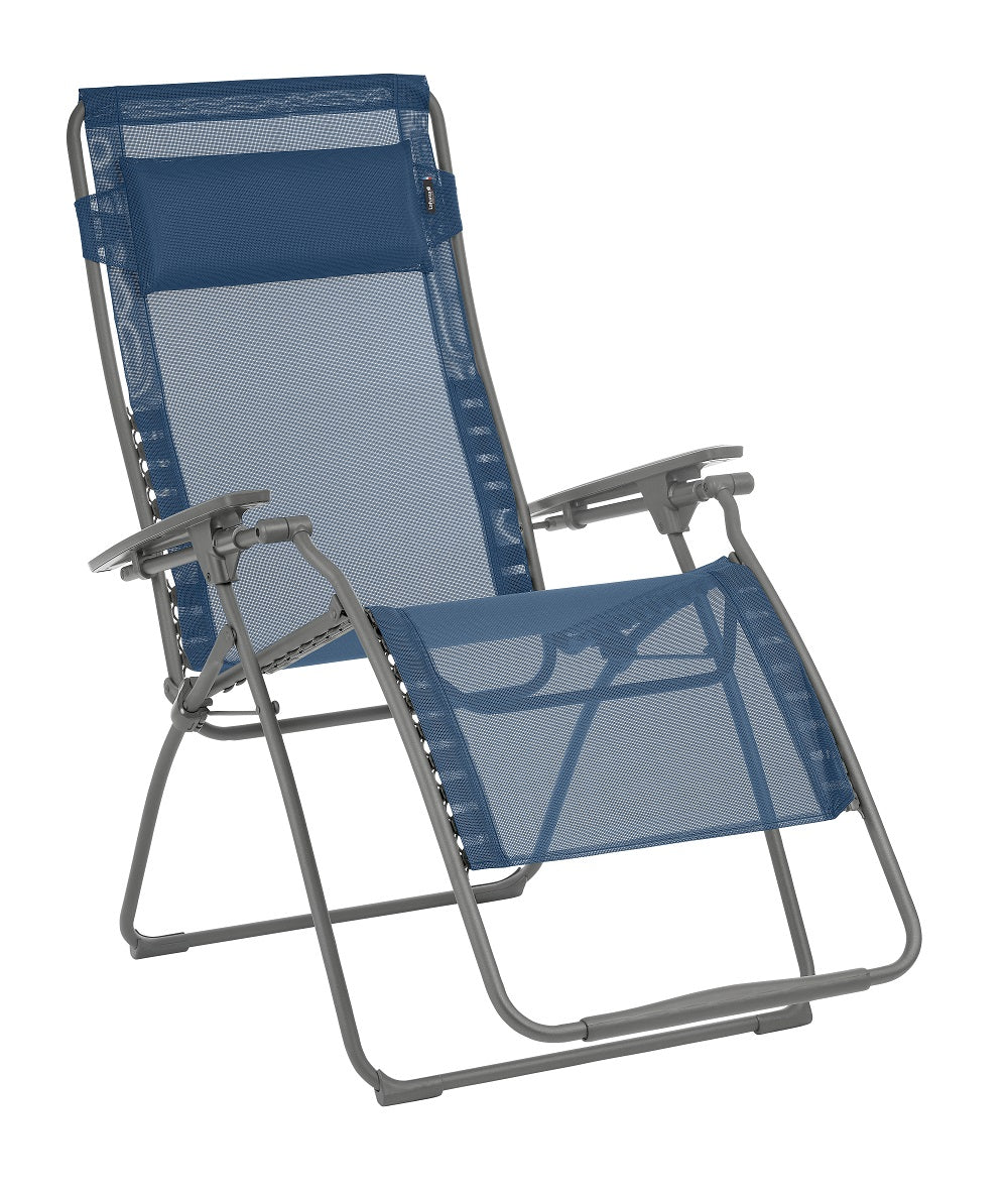 Zero Gravity Recliner - Basalt Steel Frame - Ocean Fabric By Homeroots | Recliners | Modishstore