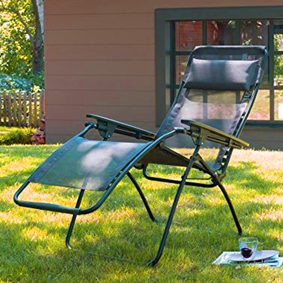 Zero Gravity Recliner - Basalt Steel Frame - Ocean Fabric By Homeroots | Recliners | Modishstore - 3