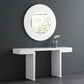 Console In High White Gloss Lacquer By Homeroots | Console Tables | Modishstore - 3