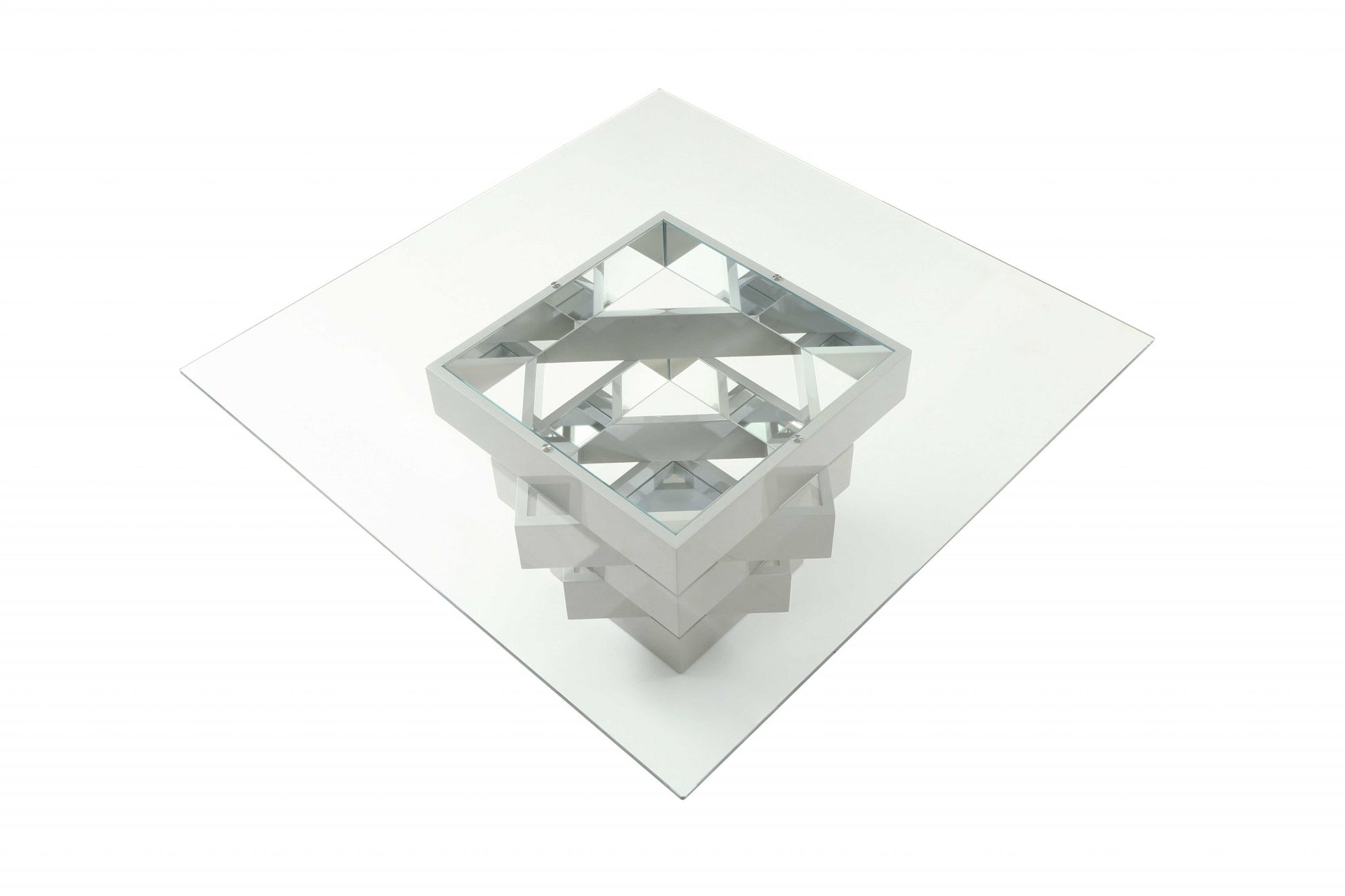 Gray Glass Dining Table By Homeroots | Dining Tables | Modishstore - 3