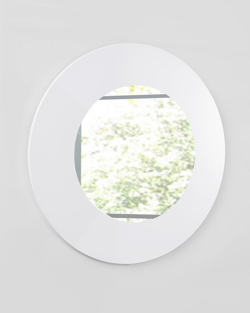 Mirror In High Gloss White Lacquer By Homeroots | Mirrors | Modishstore - 2