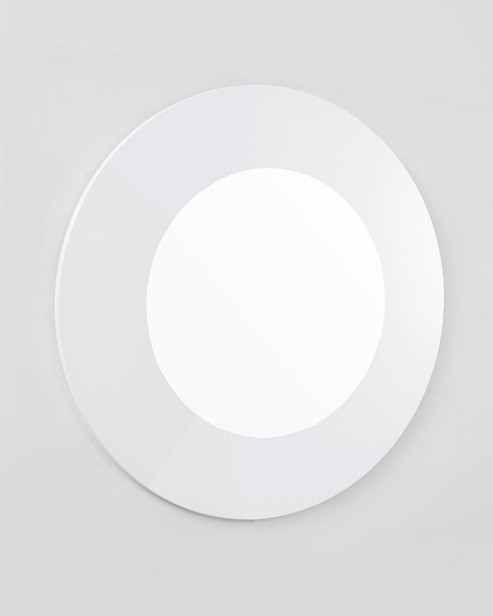 Mirror In High Gloss White Lacquer By Homeroots | Mirrors | Modishstore - 3