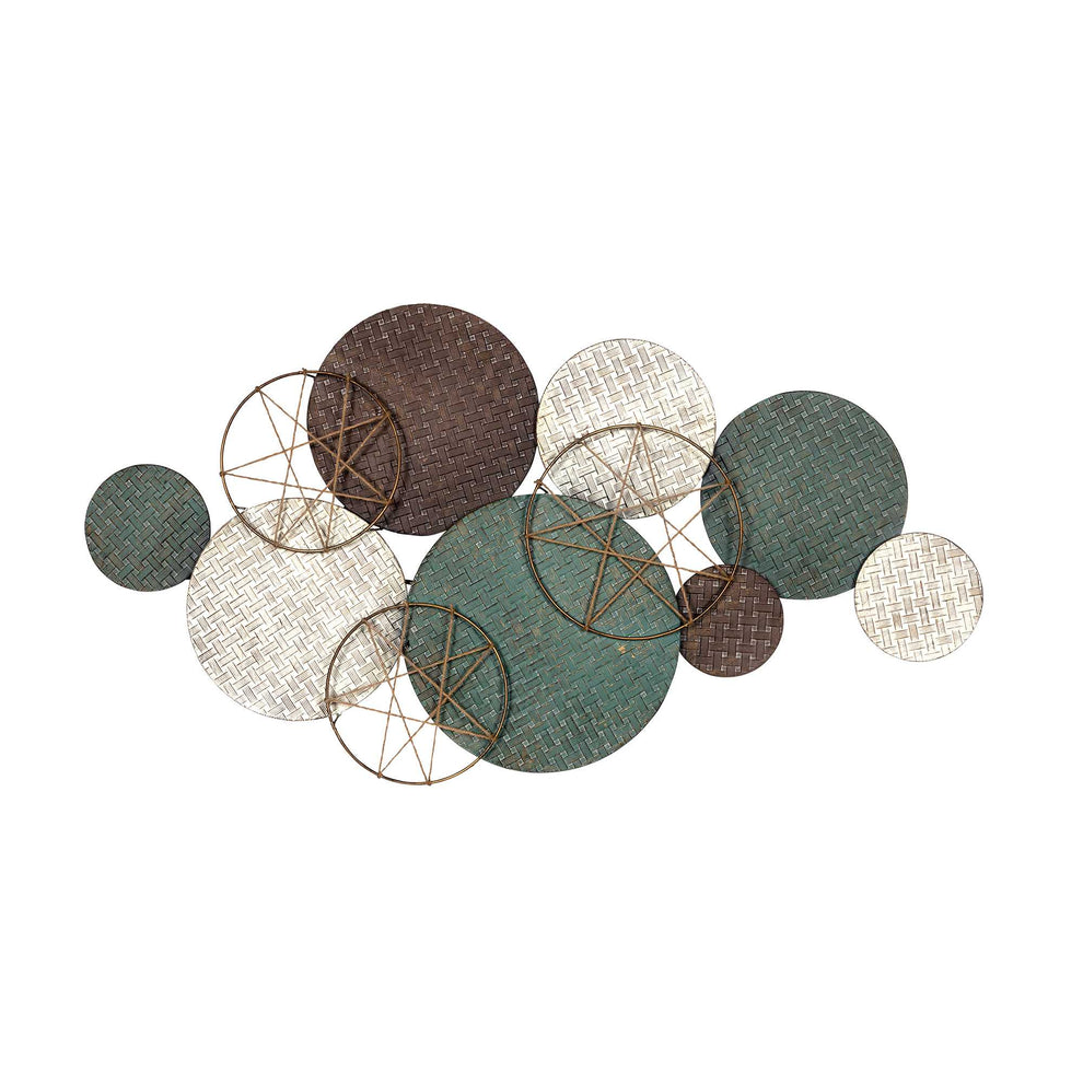 Textured Metal Plate Wall Decor By Homeroots | Wall Decor | Modishstore - 2