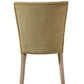 Khaki Microfiber Velvet Dining Or Side Chair By Homeroots | Dining Chairs | Modishstore