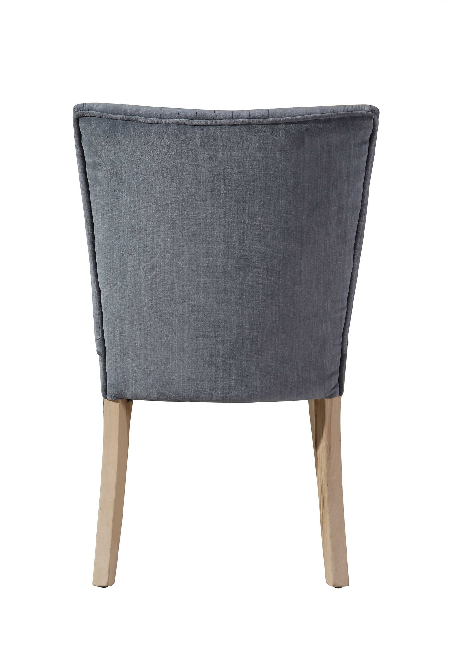 Gray Microfiber Velvet Dining Or Side Chair By Homeroots | Dining Chairs | Modishstore - 4