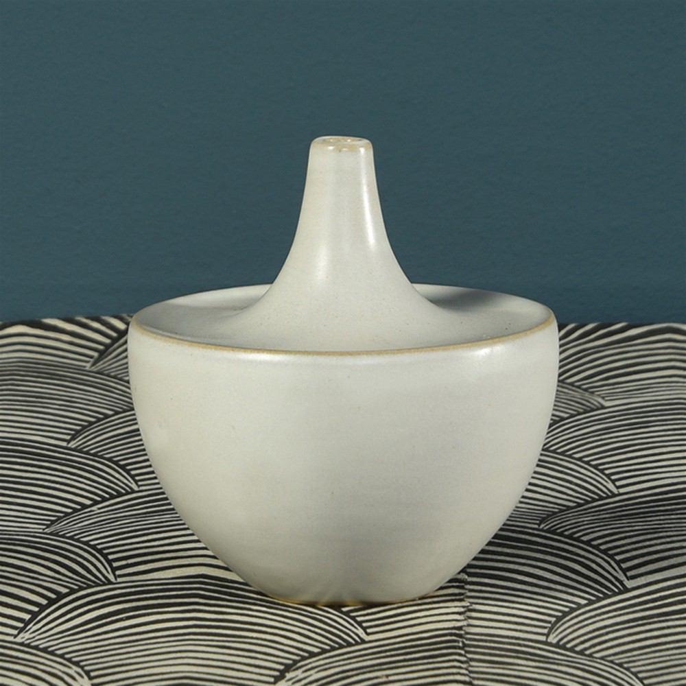 HomArt Lief Ceramic Vase - White - Set of 4-5