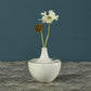 HomArt Lief Ceramic Vase - White - Set of 4-6
