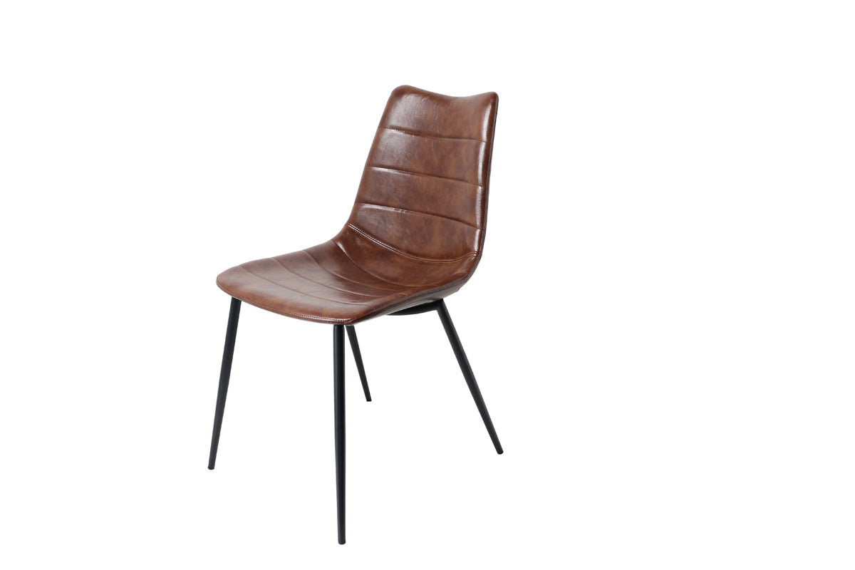Vig Furniture Gilliam - Modern Brown Dining Chair (Set of 2) | Modishstore | Dining Chairs