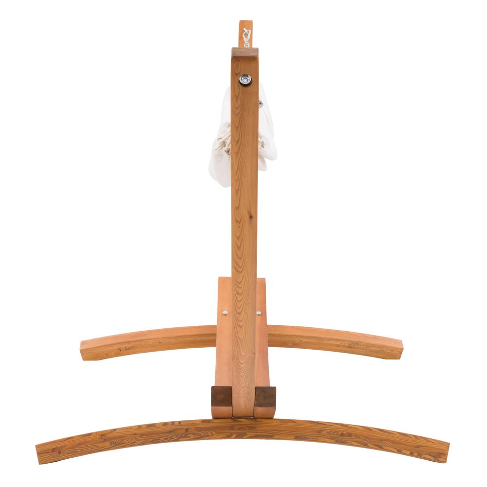 CorLiving Wood Frame Free Standing Sling Hammock in Beige by CorLiving | Outdoor Porch Swings | Modishstore - 8