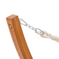 CorLiving Wood Frame Free Standing Sling Hammock in Orange By CorLiving | Outdoor Porch Swings | Modishstore - 3