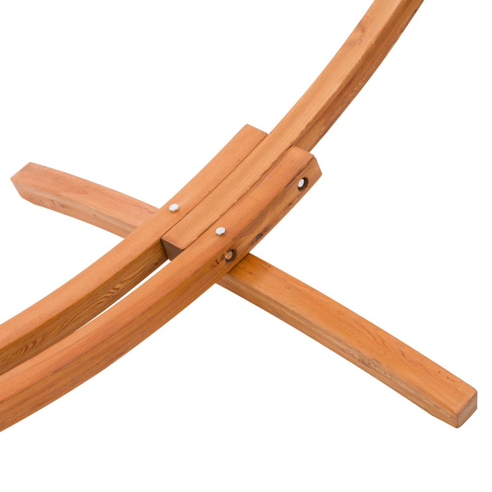 CorLiving Wood Frame Free Standing Sling Hammock in Orange By CorLiving | Outdoor Porch Swings | Modishstore - 4