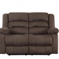 40" Contemporary Brown Fabric Loveseat By Homeroots | Loveseats | Modishstore