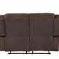 40" Contemporary Brown Fabric Loveseat By Homeroots | Loveseats | Modishstore - 4