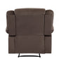 40" Contemporary Brown Fabric Chair By Homeroots | Chairs & Recliners | Modishstore - 4