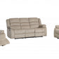 120" Contemporary Beige Fabric Sofa Set By Homeroots | Sofa Set | Modishstore