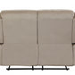 40" Contemporary Beige Fabric Loveseat By Homeroots | Loveseats | Modishstore - 4