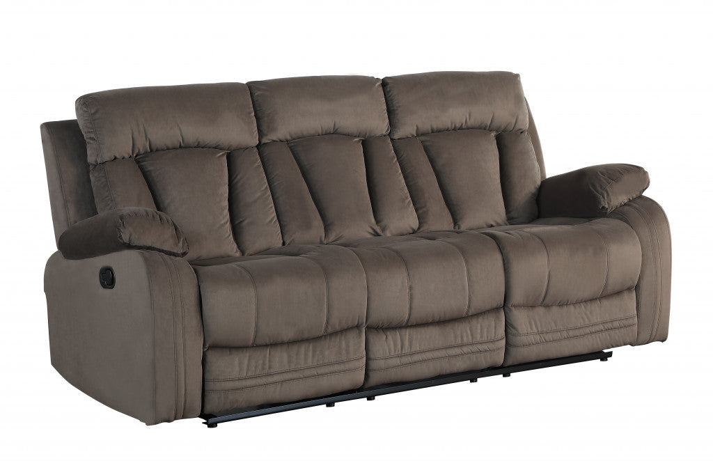 40" Modern Brown Fabric Sofa By Homeroots | Sofas | Modishstore - 2