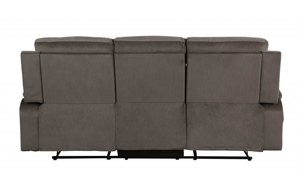 40" Modern Brown Fabric Sofa By Homeroots | Sofas | Modishstore - 4