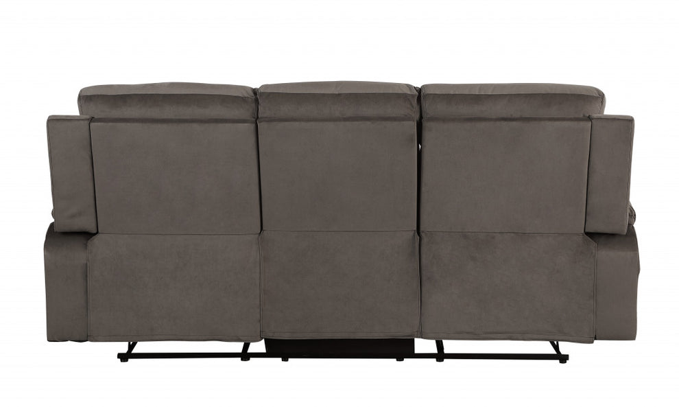 40" Modern Brown Fabric Sofa By Homeroots | Sofas | Modishstore - 4