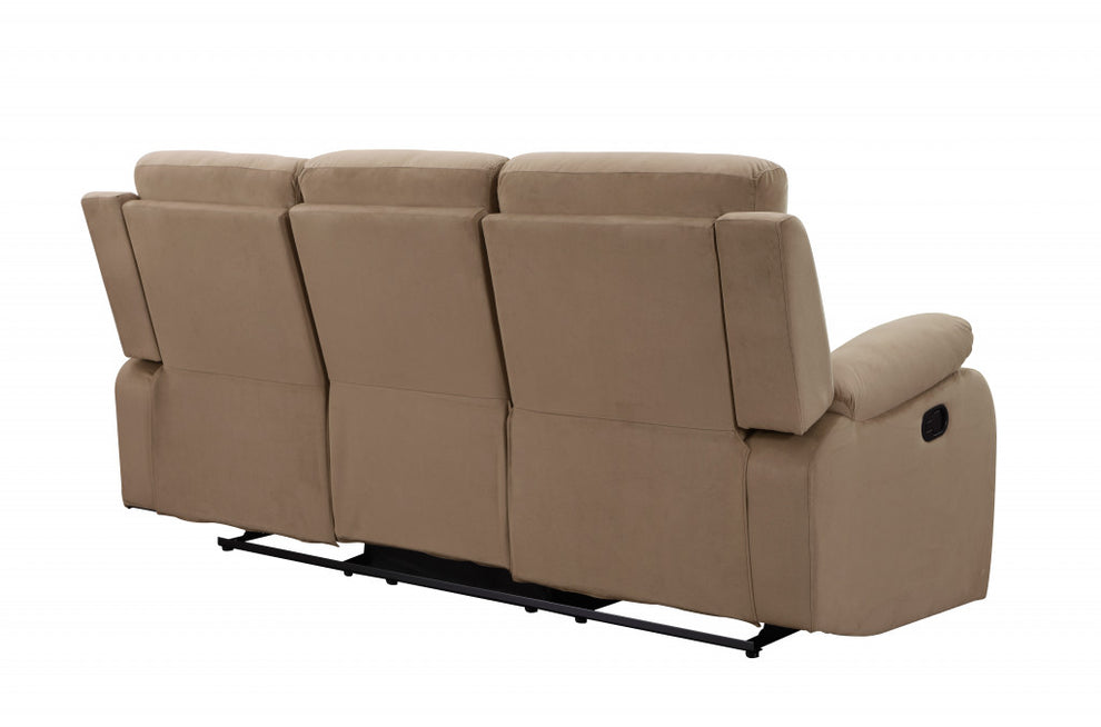 40" Modern Beige Fabric Sofa By Homeroots | Sofas | Modishstore - 3
