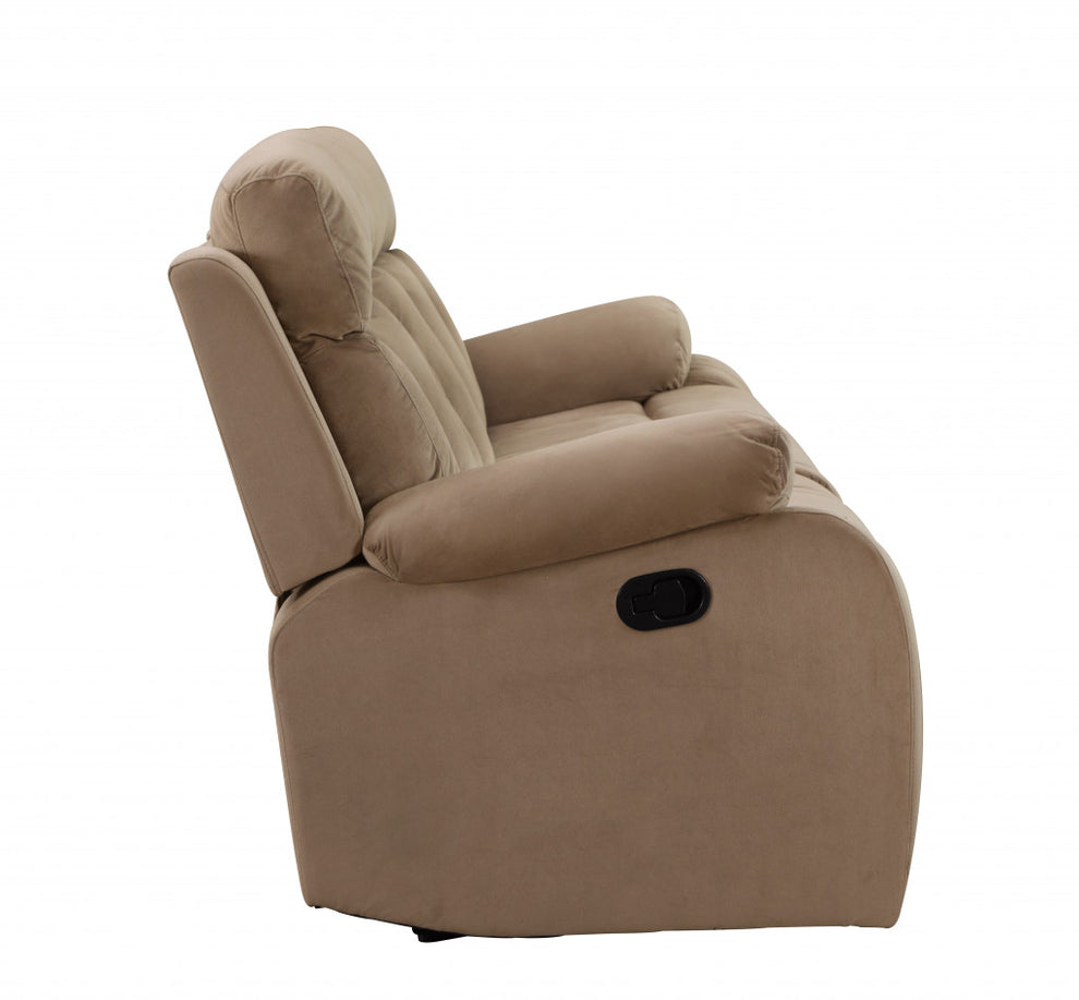 40" Modern Beige Fabric Sofa By Homeroots | Sofas | Modishstore - 4