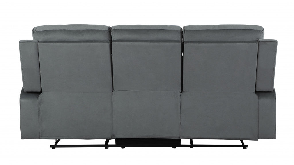 40" Modern Grey Fabric Sofa By Homeroots | Sofas | Modishstore - 4