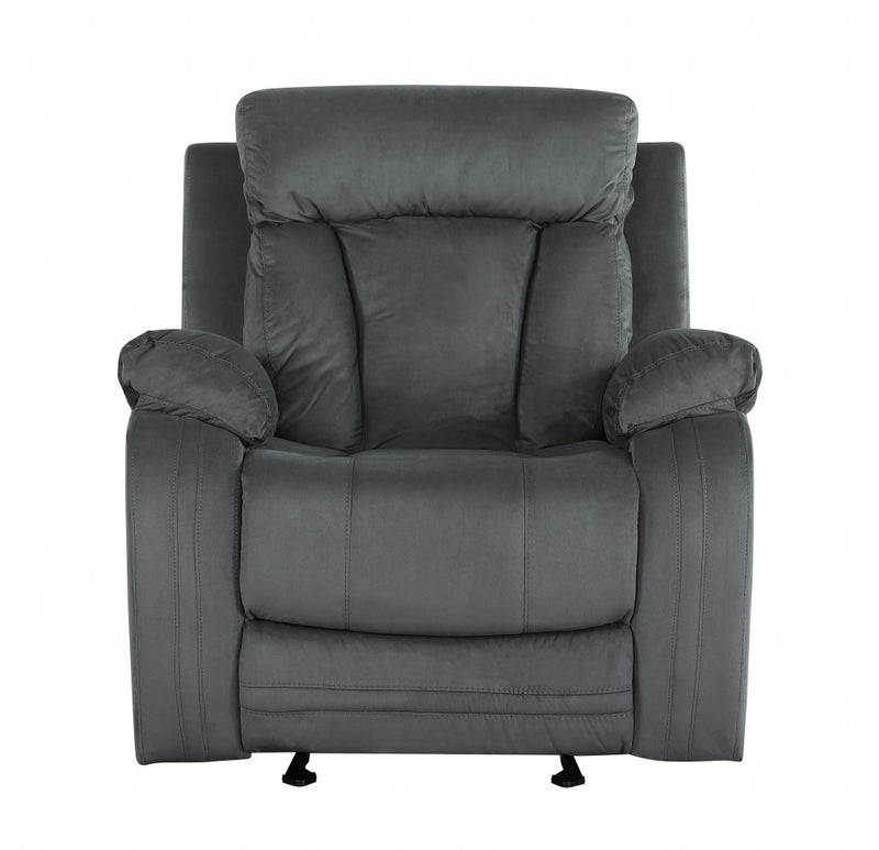 40" Modern Grey Fabric Chair By Homeroots | Recliners | Modishstore
