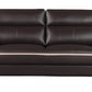 36" Charming Brown Leather Sofa By Homeroots | Sofas | Modishstore