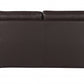 36" Contemporary Brown Leather Loveseat By Homeroots | Loveseats | Modishstore - 3