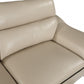 36" Contemporary Beige Leather Loveseat By Homeroots | Loveseats | Modishstore - 6