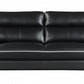 36" Charming Black Leather Sofa By Homeroots | Sofas | Modishstore